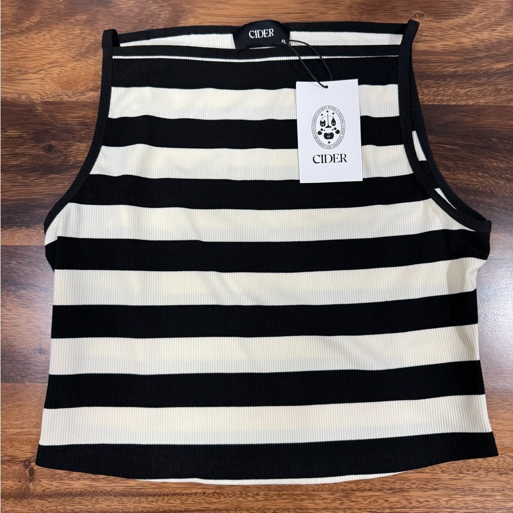 NWT Cider Striped Women's Top size XL